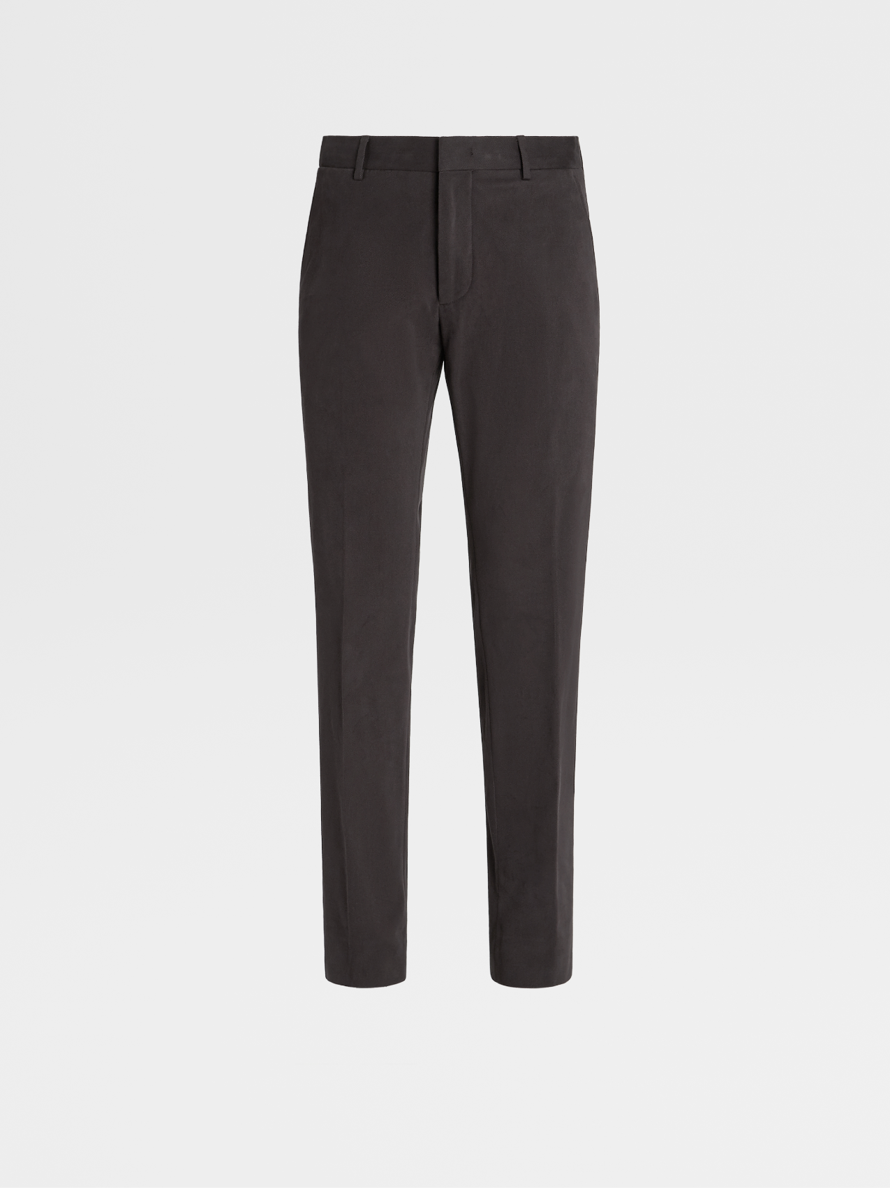 Pantalones de Algodón Marrón Oscuro